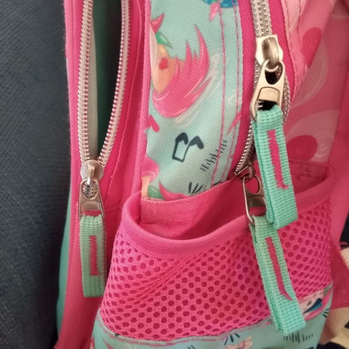 Children's daycare bag used with wheels and playful designs