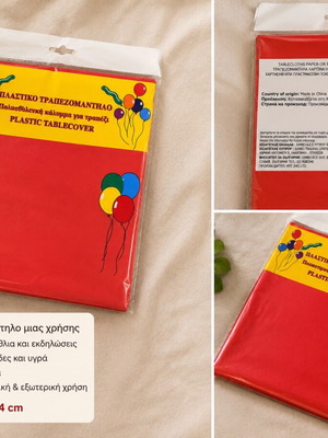 Plastic tablecover