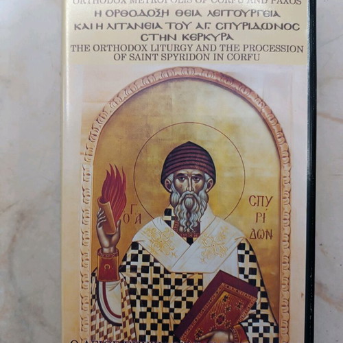 Cassette The Orthodox Liturgy and Procession of Saint Spyridon in Corfu like new