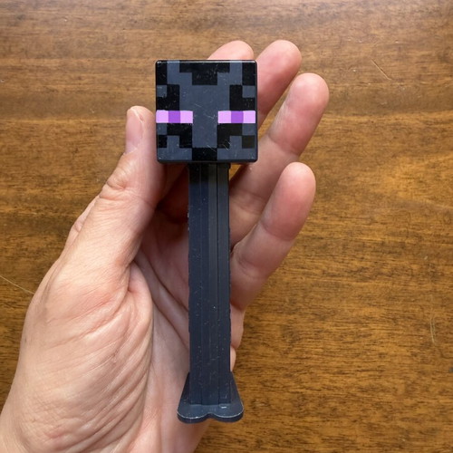 PEZ dispenser Minecraft Enderman used candy holder