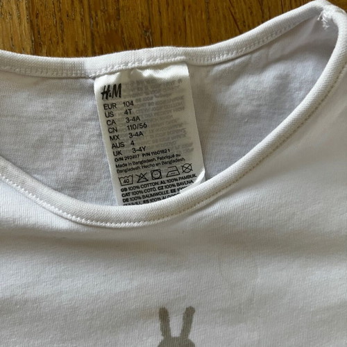 H&M children's pajamas like new, size 3-4 years