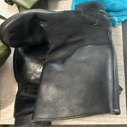 Army Endromida Prod. Schools boots used, leather, size 43/44
