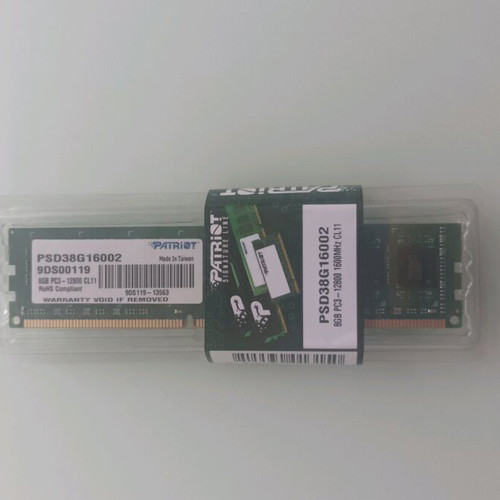 Patriot Signature Line 8GB DDR3 1600MHz RAM sealed, pack of 6 modules