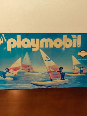 Πινακίδα Playmobil lyra μεταχειρισμένη, χάρτινη, σπάνια