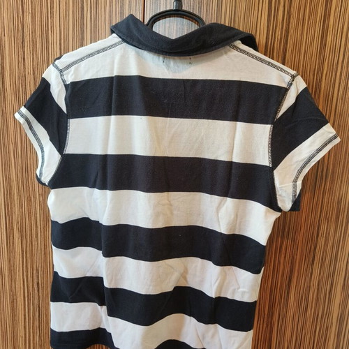 Zara short-sleeve top like new, black and white, XL