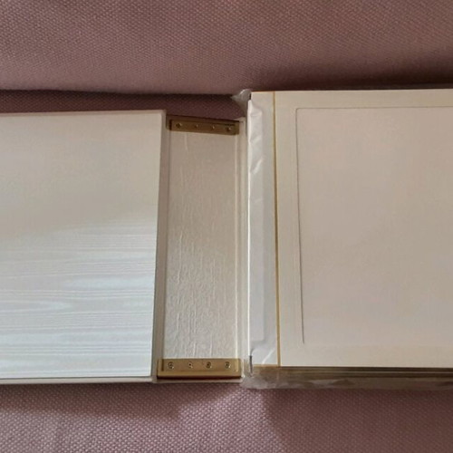 Wedding photo album new with 50 pages and leather-like texture