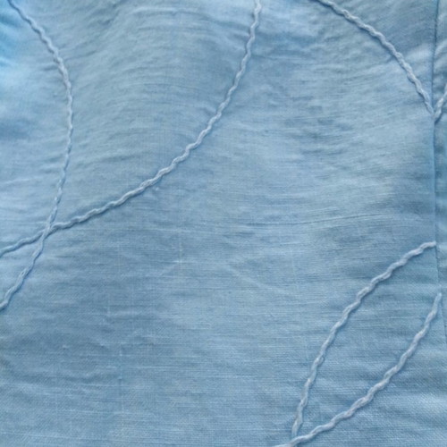 Women's linen suit set blue like new