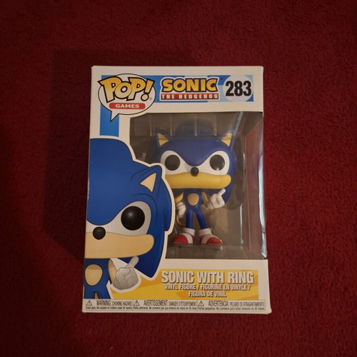Funko Pop Sonic with Ring 283 like new