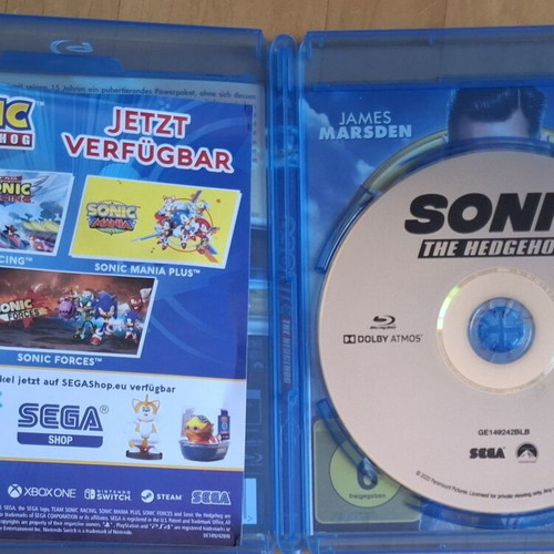 Sonic the Hedgehog Blu-ray with Greek subtitles
