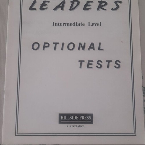 The Leaders Intermediate Level Optional Tests book like new