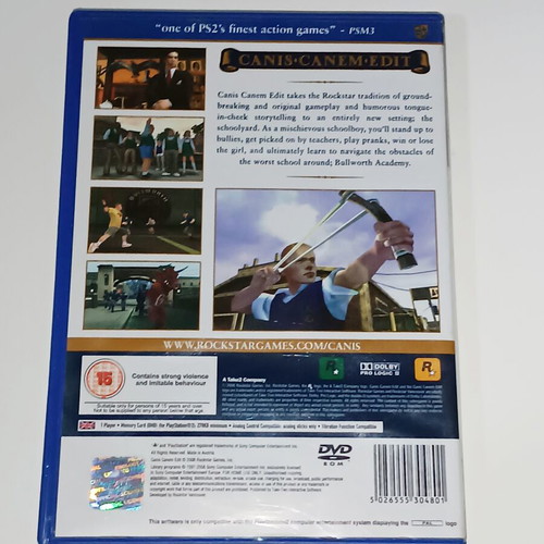 Canis Canem Edit PS2 game used, very good condition