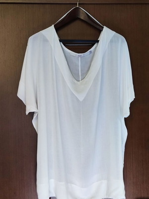 Mat Fashion blouse white plus size viscose like new