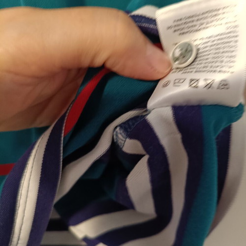 Burberry London England men's polo shirt XXL, multicolor