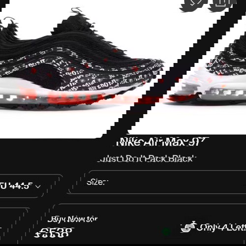 Nike Air Max 97 2018 Just Do It Edition
