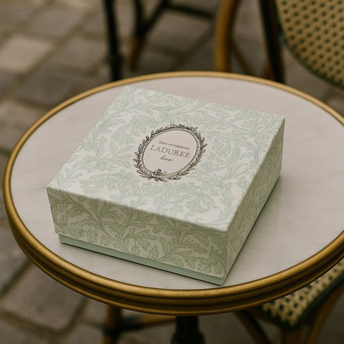 Ladurée Paris Small Square Box like new