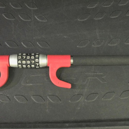 Anti-theft steel steering wheel lock with five-digit code