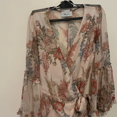 BSB dress wrap like new, size 38 S/M, beige
