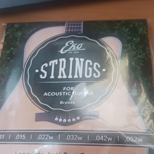 Eko Acoustic Guitar Strings 011 052w new