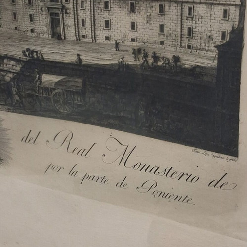Spanish Chalcography San Lorenzo del Escorial circa 1800 like new