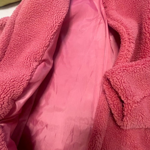 Teddy coat new pink