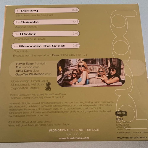 Bond Born 4-trk CD used, classical