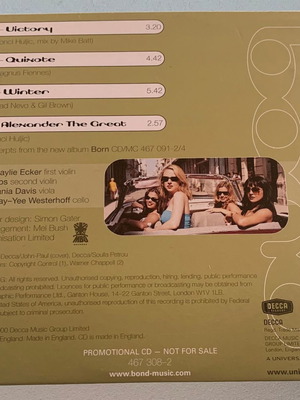 Bond Born 4-trk CD used, classical