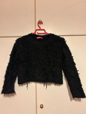 Μαύρο πουλόβερ Pink Woman μεταχειρισμένο, μέγεθος Μ