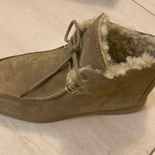 Zara leather boots like new, size 40, warm with anti-slip sole