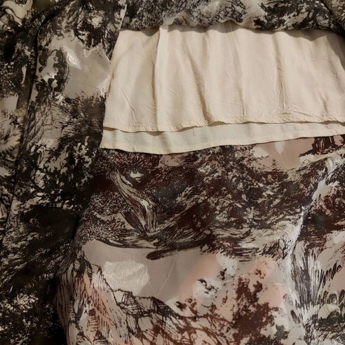 Matis dress like new with transparent sleeves, small size