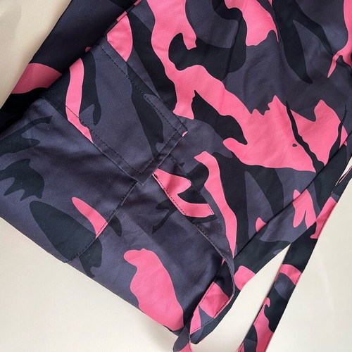 Shein Cargo Pants XS New Pink Black Camouflage
