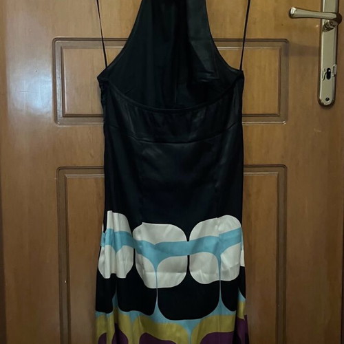 Satin dress CAM like new, backless, size M