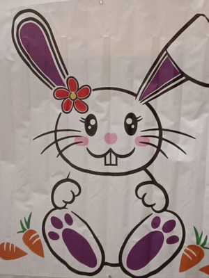 Easter Canvas Poster like new with cute bunny design