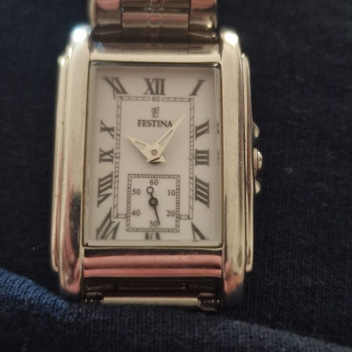 Festina women's watch like new, gray and silver