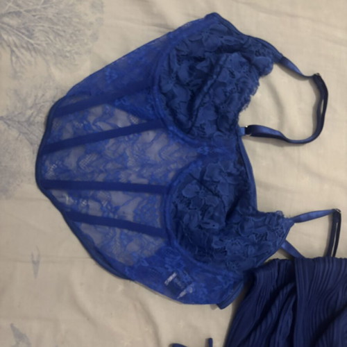 Shein blue corset size M like new