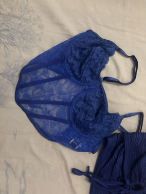 Shein blue corset size M like new