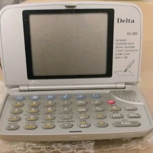 Delta collectible electronic organizer new