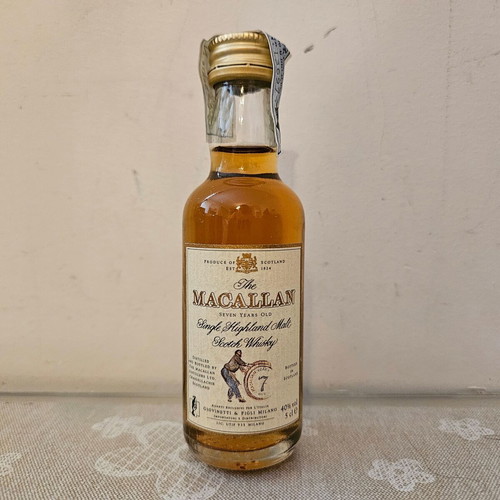 Macallan 7yo Giovinetti & Figli Milano whisky miniature new