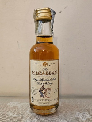 Macallan 7yo Giovinetti & Figli Milano whisky miniature new