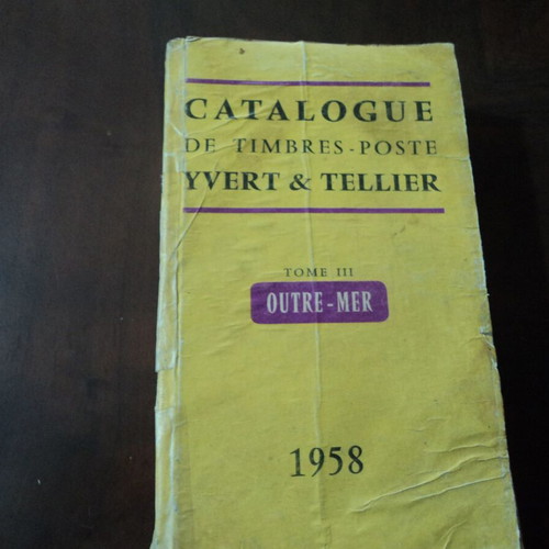 Stamp catalog 1958 Tome III Outre-Mer used