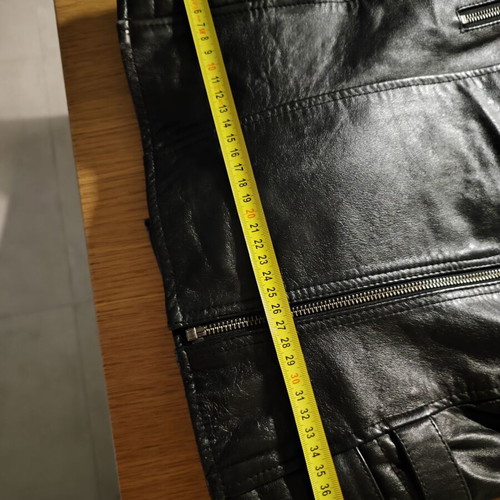 Barney's original leather jacket used, black, size M