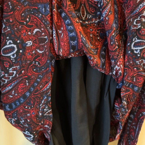 Compania Fantastica dress with paislay design like new size M 38 10