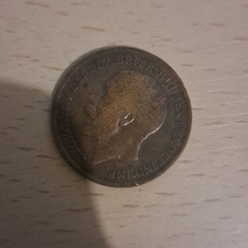 UK 1 Penny 1919 George V used collectible coin