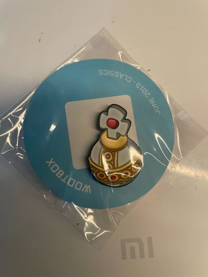 Worms 2 enamel pin new Wootbox Classics logo