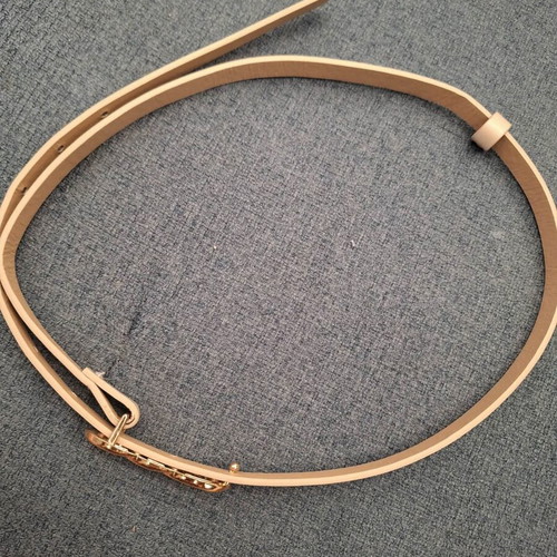 Women's belt, beige, adjustable