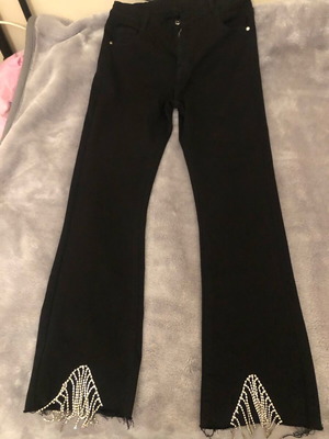 Black pants size M like new, worn twice