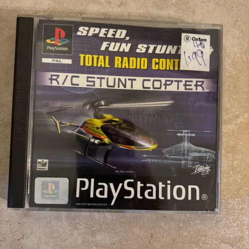R/C Stunt Copter PlayStation 1 used English complete