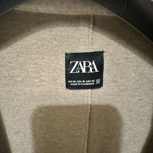 Zara coat like new, size XL, beige