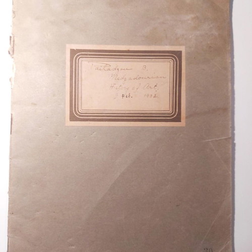 Art notes used, circa 1930