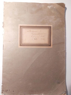 Art notes used, circa 1930