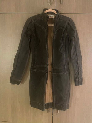 Diesel jacket used, khaki, cotton, size Small